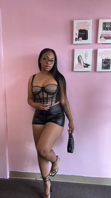 Sheer Intentions Corset Top