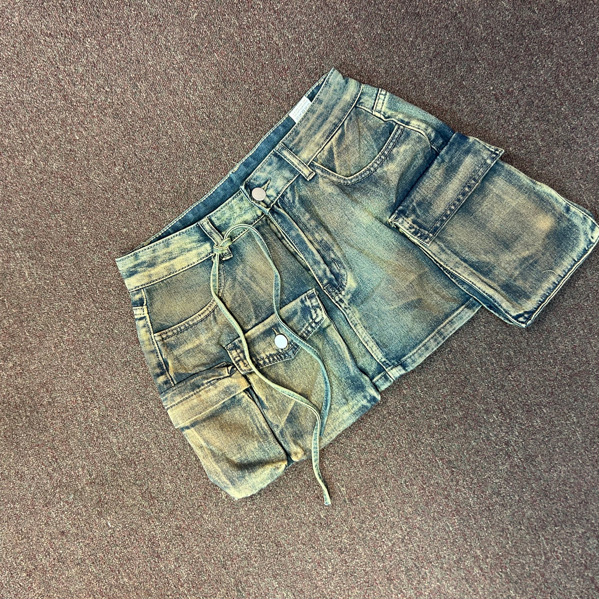 Denim Mini Skirt