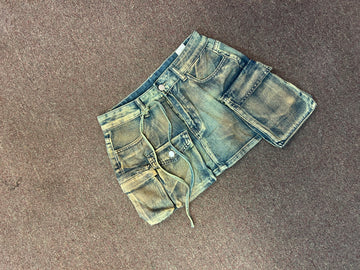 Denim Mini Skirt