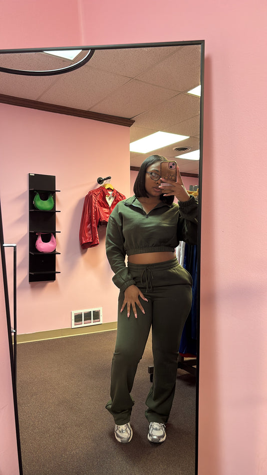 Off Day Chic Set Croppped